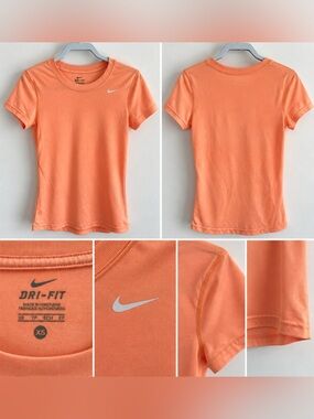 Nike Dri-FIT Women’s XS Coral Orange Athletic Running Shirt